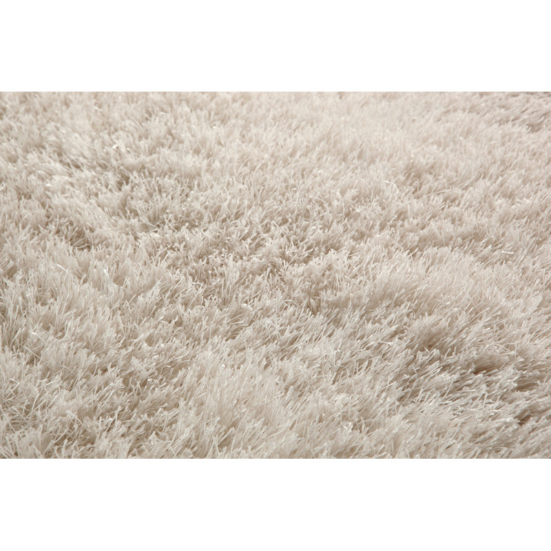 New Glamour Tufted Grey Rug, Rectangle 70 x 140cm