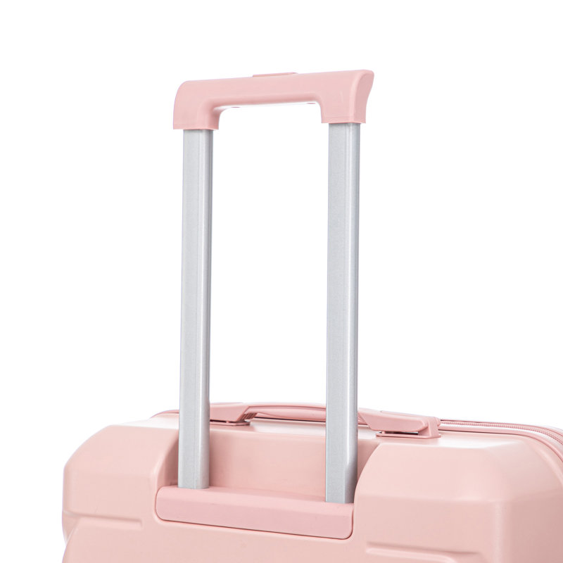 Grand bagage à carreaux en plastique dur 28 pouces ABS - Surface résistante aux égratignures et quatre roues multidirectionnelles