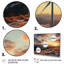 «Sunset Wind Turbines Mountain View II - Wind Turbines», art mural-1408842-1408825