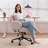 Vinka Boucle Swivel Upholstered Home Office Task Desk Chair-1480301113