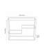 Yerkes 100cm Glass Top Console Table