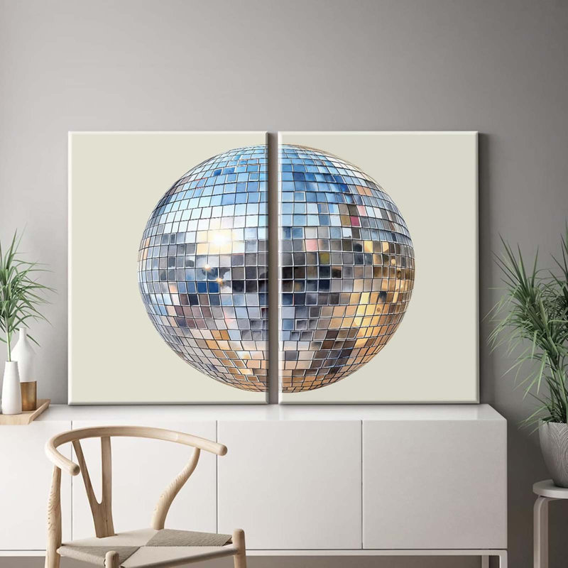 2 Piece Wrapped Canvas Print, 40 cm H x 30 cm W