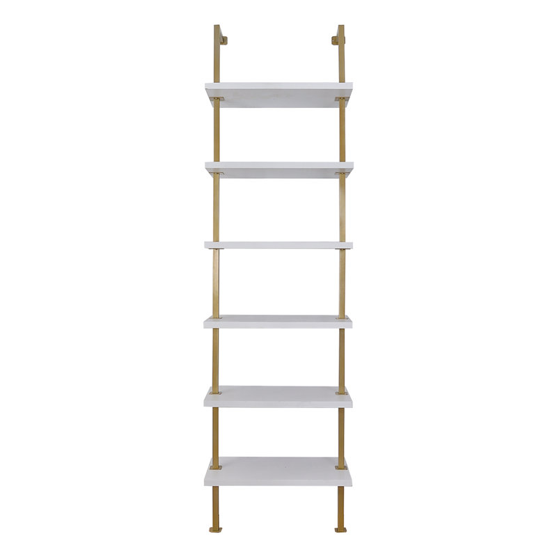 Bibliothèque standard à 5 tablettes Andrea, (6 tablettes) H 85 po x l 30 po x P 11,7 po