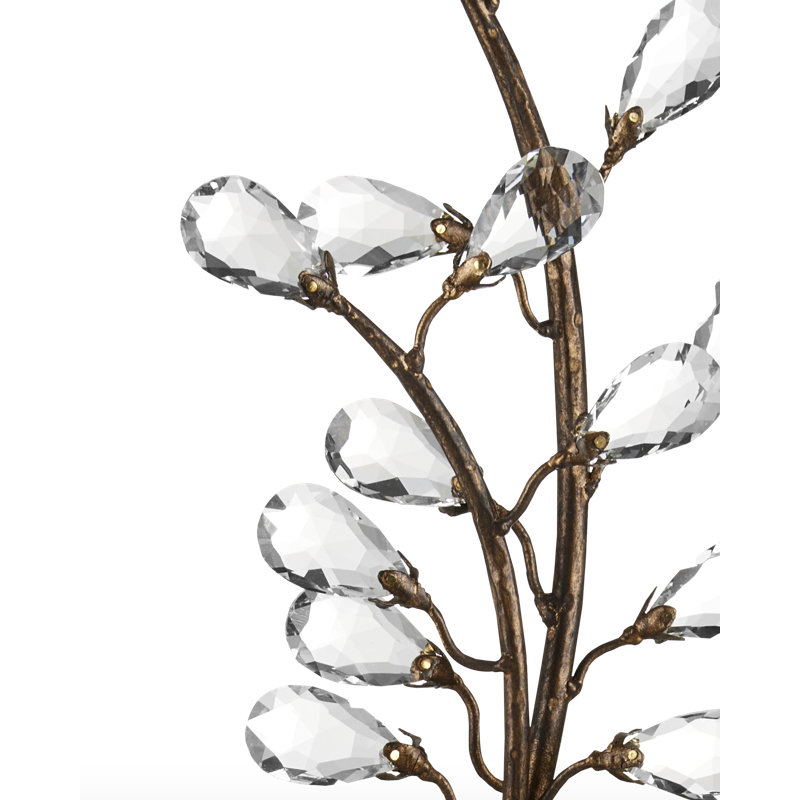 Crystal Bud 1 - Light Flush Mounted Sconce