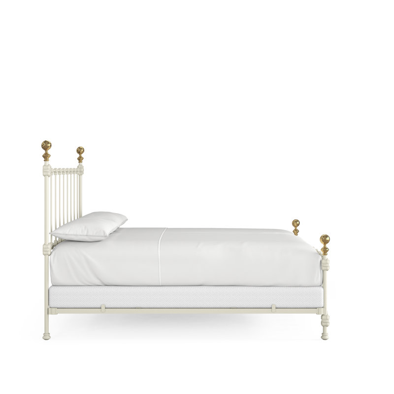 151 Palatial Bed | Complete Standard, California King, Gunmetal/Antique Gold