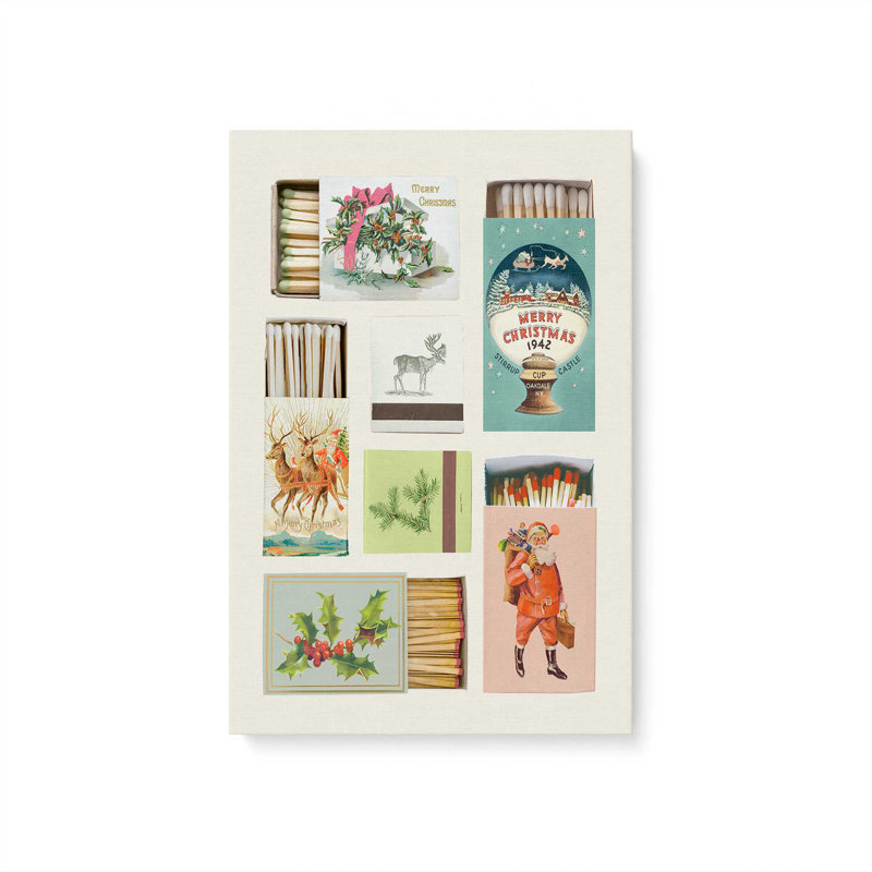 «Merry Matchboxes II» par Victoria Barnes, reproduction d'art sur toile, H 30 po x l 20 po, Toile tendue, Ne s’applique pas