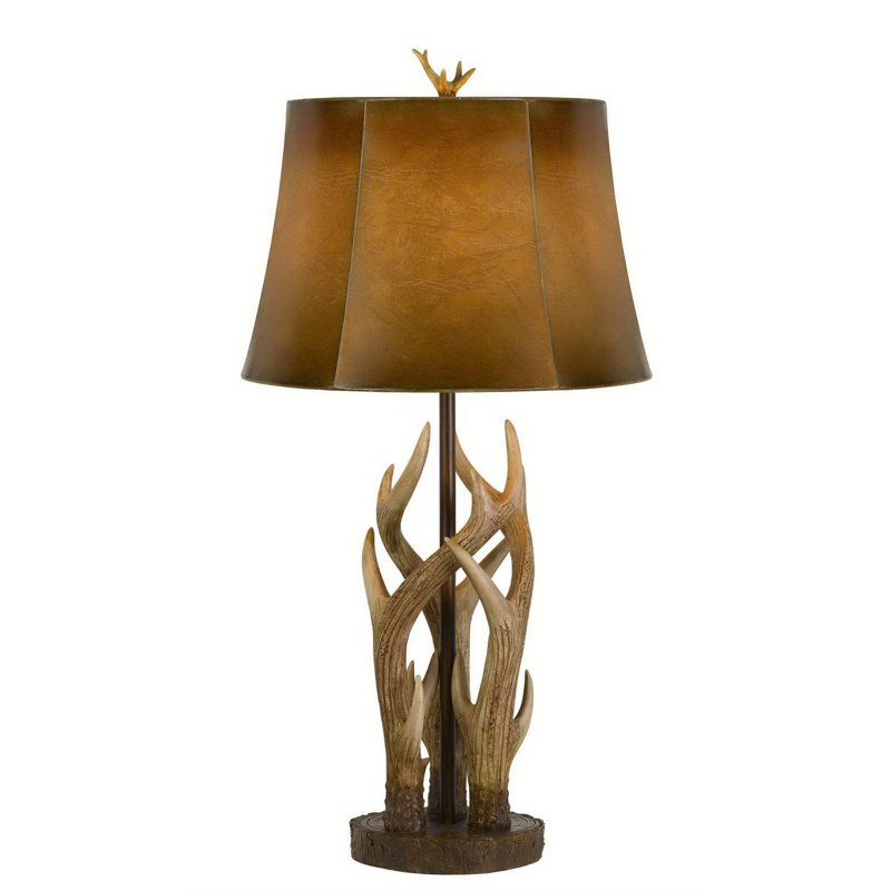 Lampe de table brune 32,5 po Julii