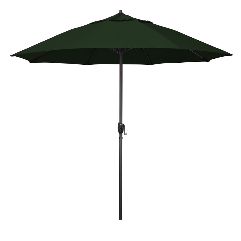 Parasol de marché 9 pi Singletary, Toile verte Pacifica