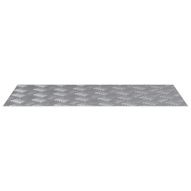 Aluminium Stair Treads Rectangular, Silver, Rectangle 40cm x 80cm