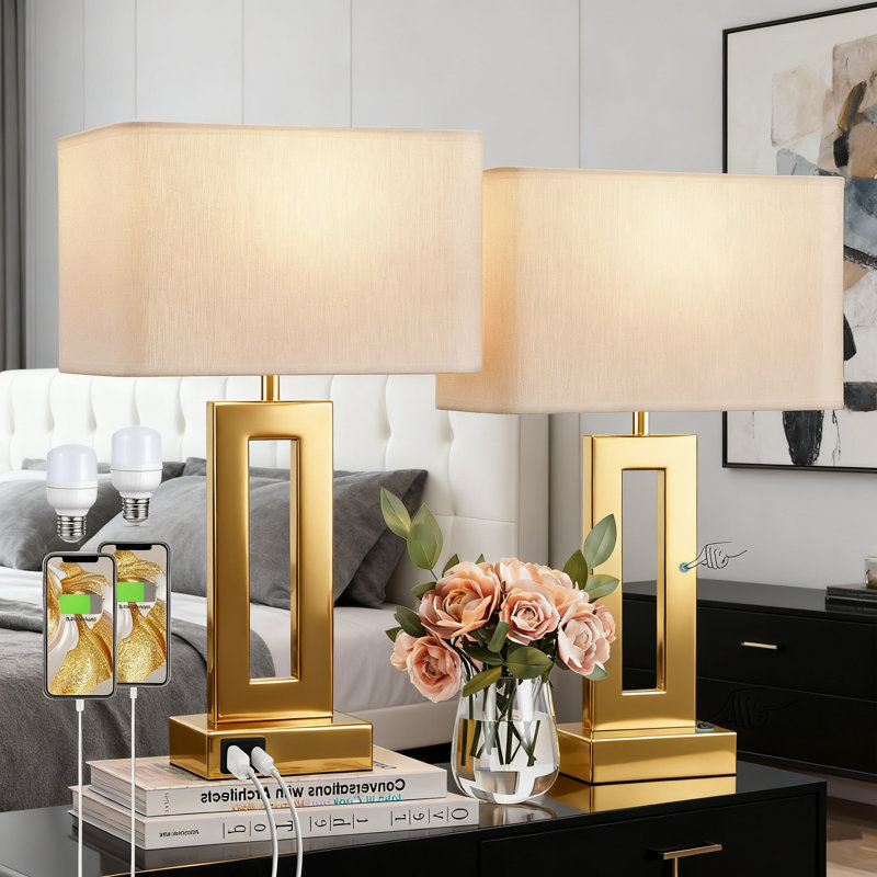 Ensemble de 2 lampes de table Touch Control
