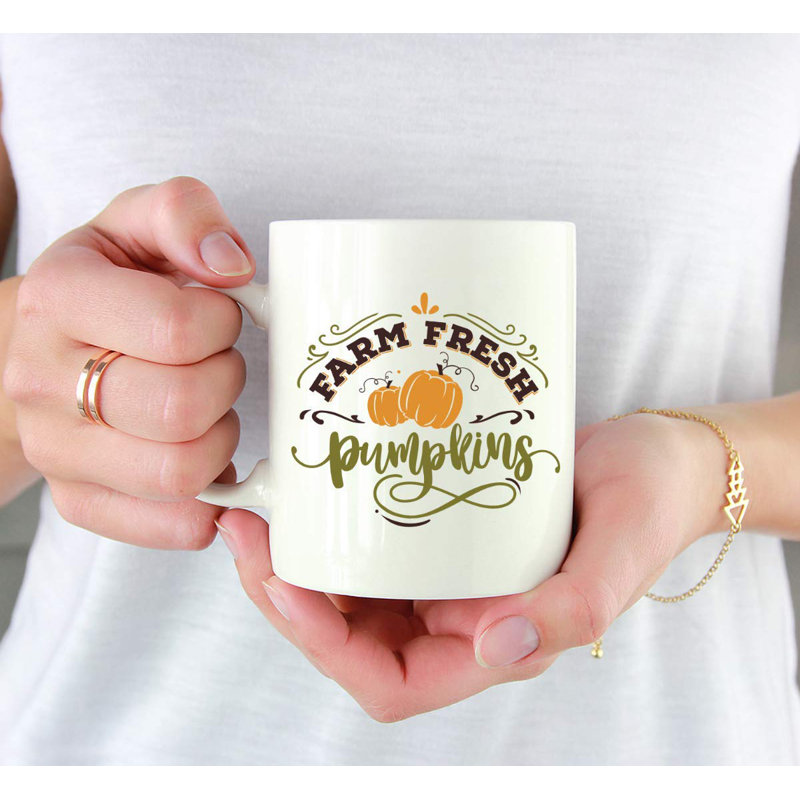 Grande tasse à café farm citrouille Cassidy