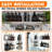  5-Piece Rustproof Stainless Steel Shower Caddy Set