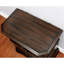 Table de chevet en bois avec chargeur USB au fini espresso