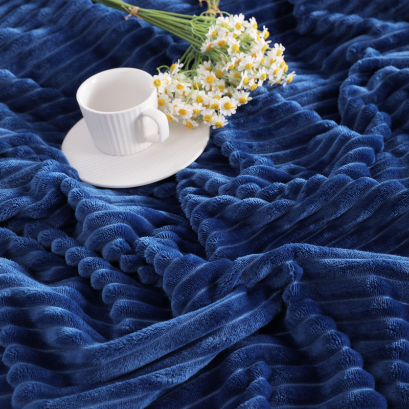 Couverture pour bébé en peluche?, Jeté, Marine