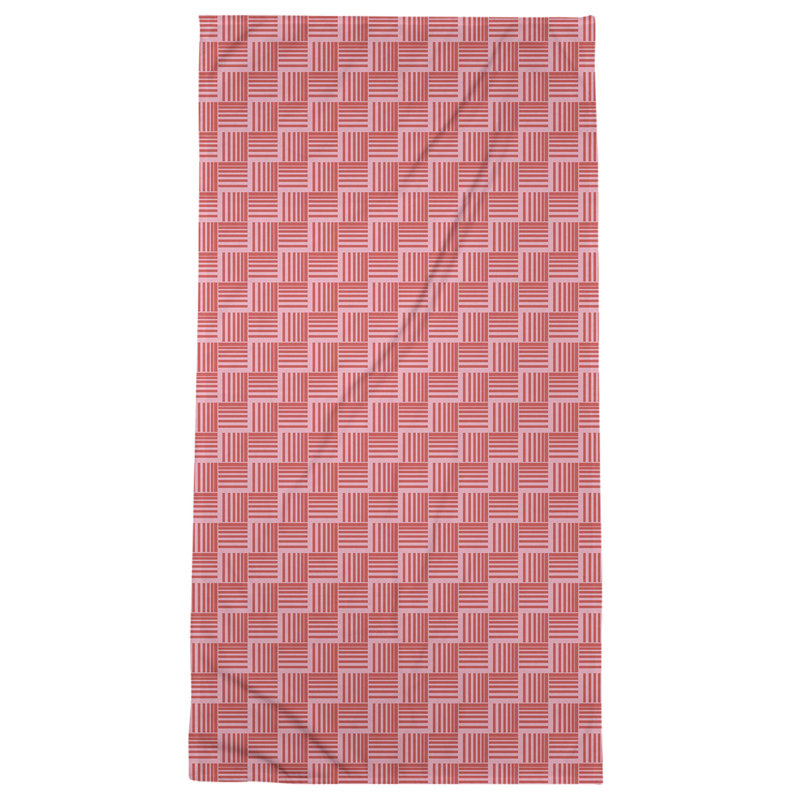 Bath Towel, Pink, Poly/Cotton