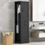Grande armoire de rangement moderne - compartiment inclinable, tablettes réglables, capacité de 80 lb, charnières à fermeture en douceur, poignées en alliage d'aluminium, pour la salle de bain et l'organisation à la maison-1456683523