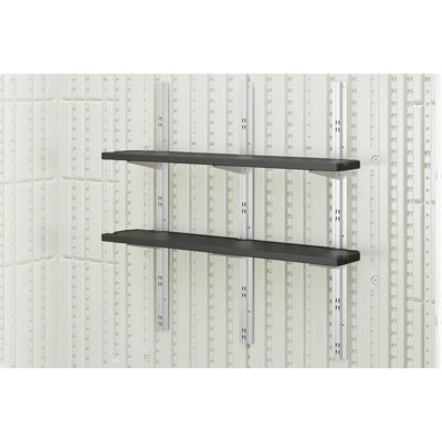 Suncast 1.25 in. H X 49.65 in. W X 10 in. D Resin Shelf Kit