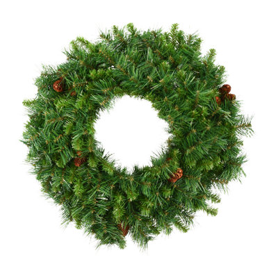 Nauman Artificial Cheyenne Pine Wreath