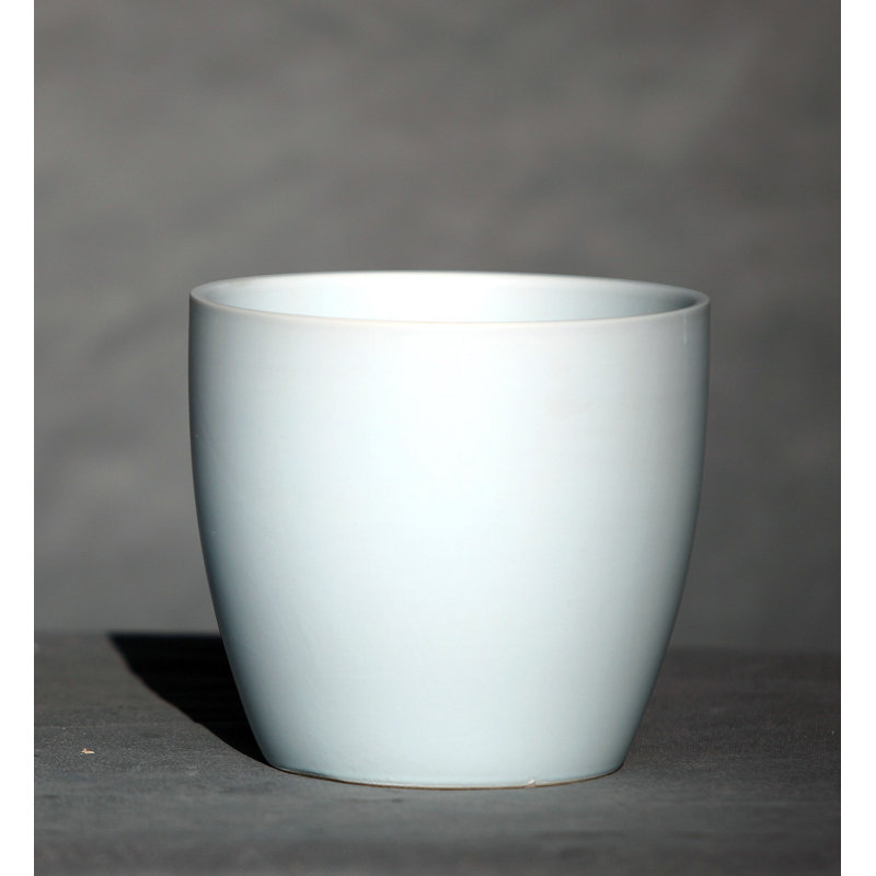 Cache-pot Peace Lily , Matte Light Blue