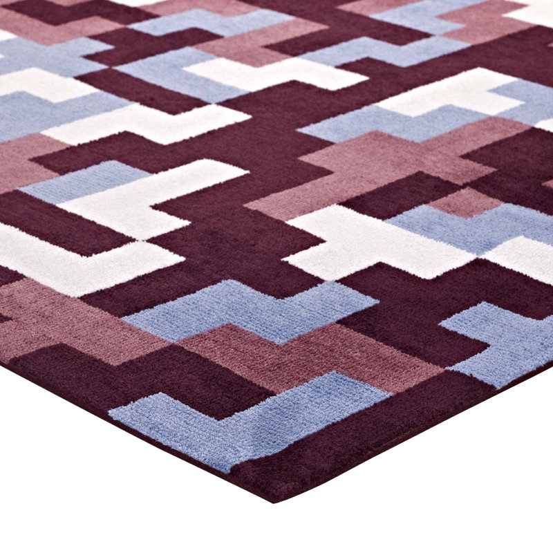 Tapis mosaïque Andela, Rectangle 8 pi x 10 pi