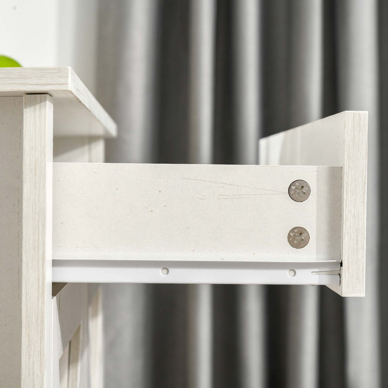 Buffet avec tiroir et tablette ajustable Farmhouse, White Wash