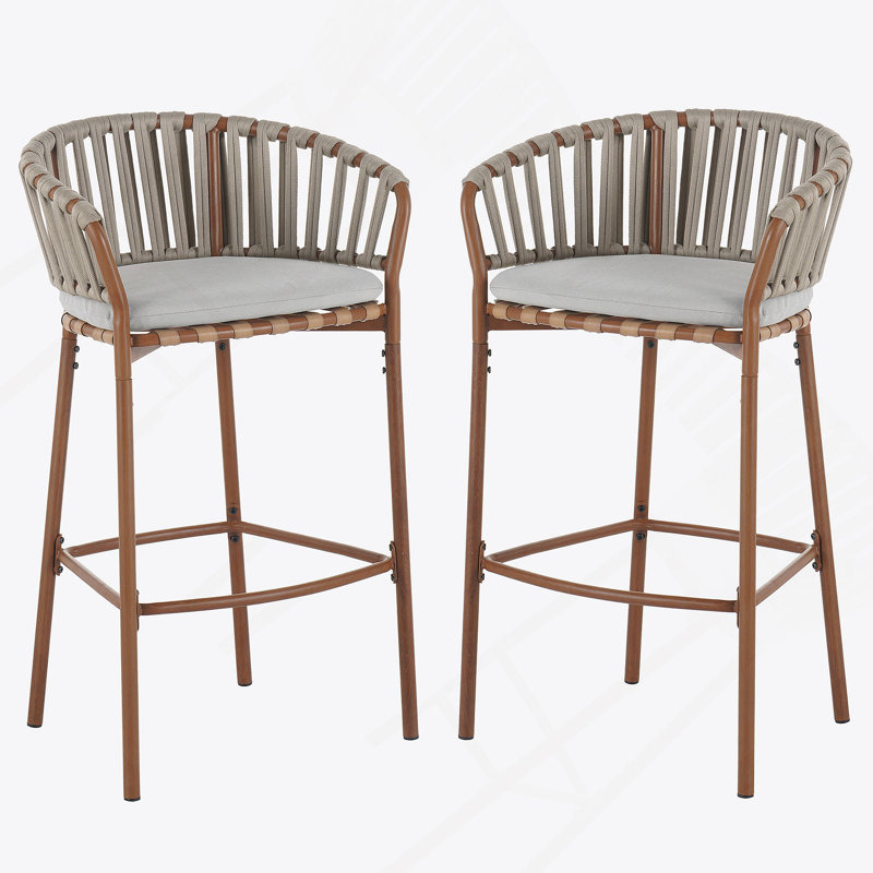 Ensemble de 2 tabourets de bar Lodi