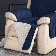 Quilted Reversible Box Cushion Recliner Slipcover