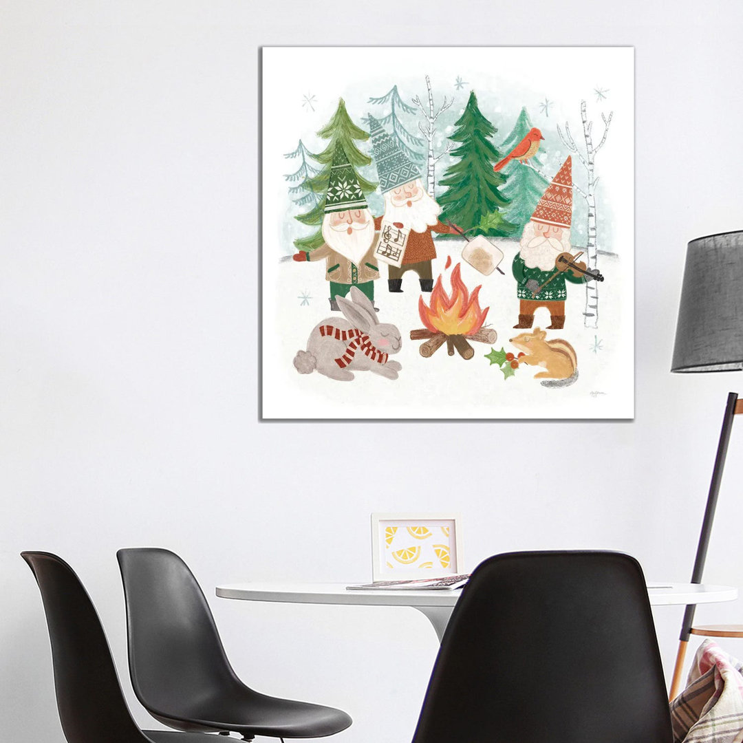 Woodland Gnomes II by Mary Urban - Gallery-Wrapped Canvas Giclée on Canvas