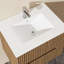 Armoire de salle de bain murale 24 "avec lavabo flottant