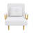Folding Sofa Bed 3-in-1 Convertible Chair - 5-Position Adjustable Backrest with Pillow, Space-Saving Sleeper for Living Room, Bedroom & Office (White)-405566094