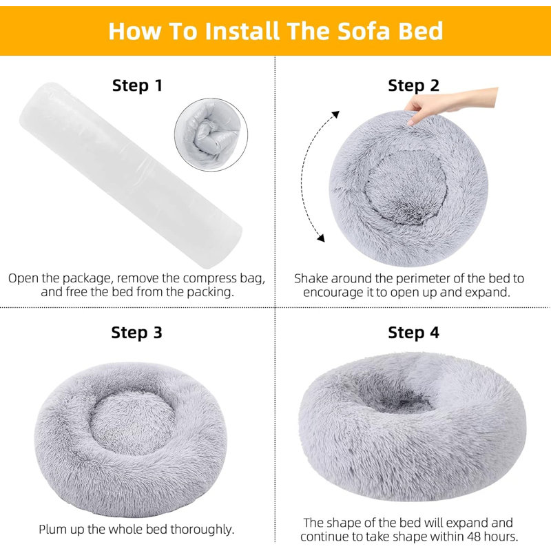 Alena Suede Pet Bed