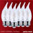 4 Watt CA11 LED Reminiscent Flex Gray Coil Filament E26 2700K 120 Volt-118527474