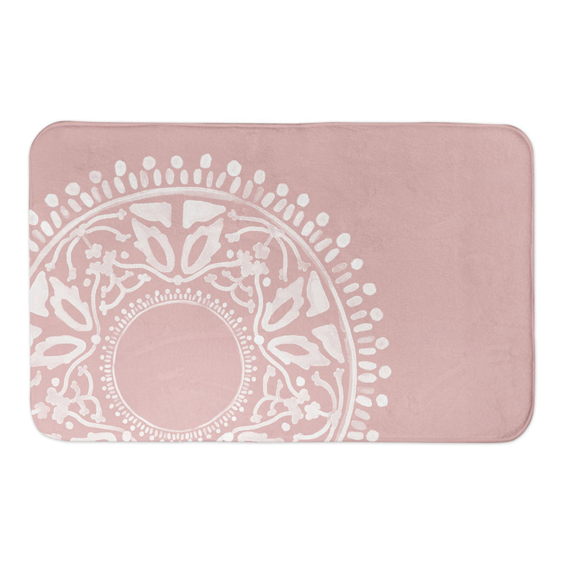 Microfiber Non-Slip Bath Mat, Pink