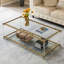 Glass Top Living Room Table Set