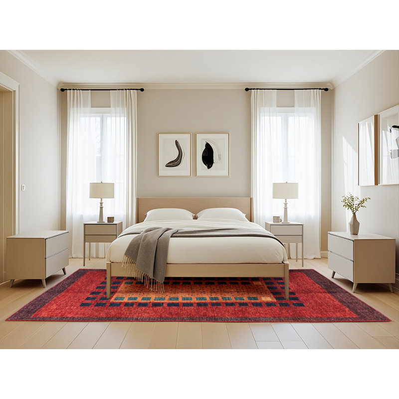 Southwestern Indoor Rug, Rectangle 5' x 8'