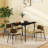 HOMCOM Industrial Folding Dining Table for 2 to 4, Space Saving Drop Leaf Kitchen Table for Small Spaces, Walnut-1708197978