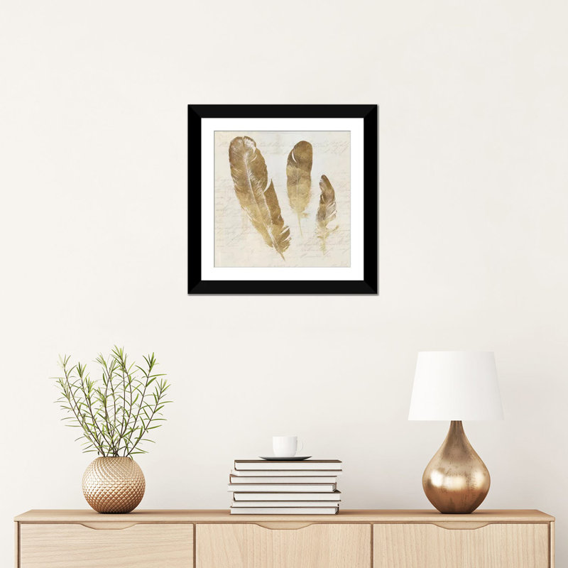 « plumes mouse i », impression sur toile, H 16 po x l 16 po x P 1 po, Papier beaux-arts encadré noir, Blanc