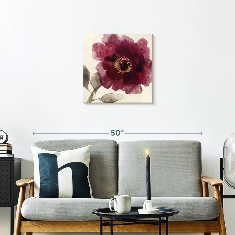 Harnek Crimson Peony I, H 20 po x l 20 po