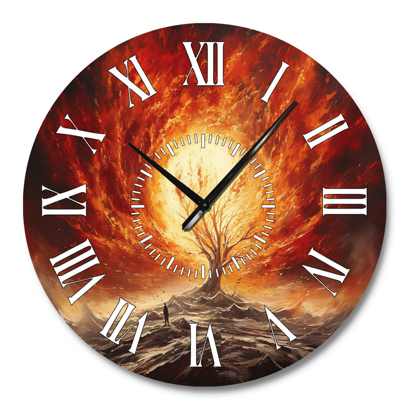 Horloge murale Moïse en feu, Grand
