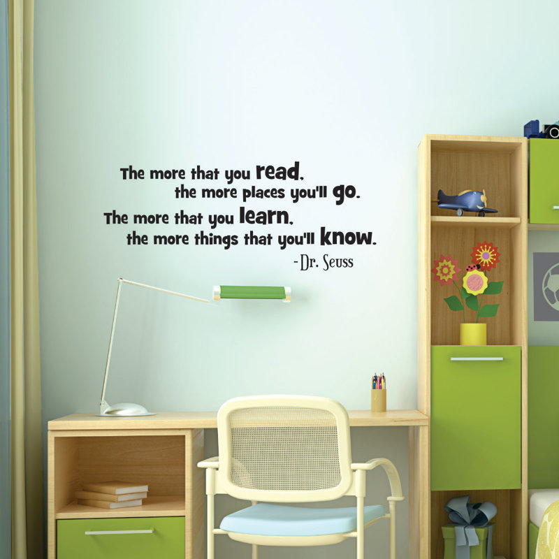Text & Numbers Wall Decal