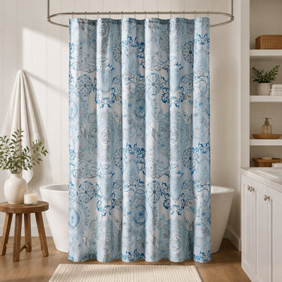 Printed Cotton Shower Curtain