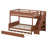 Full XL Over Queen Bunk Bed With Storage Shelves And Staircase,Trundle And LED Light-484161672