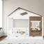 Lits avec rangement, entièrement en MDF bois, cabane de jardin de style ferme, maison pour enfants