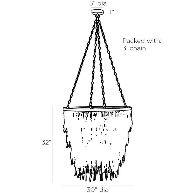 Lizzy 5 - Light Chandelier