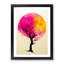 Peach Blossom Tree Splatter Vol.4 - Single Picture Frame Print-1833123736-1833123743
