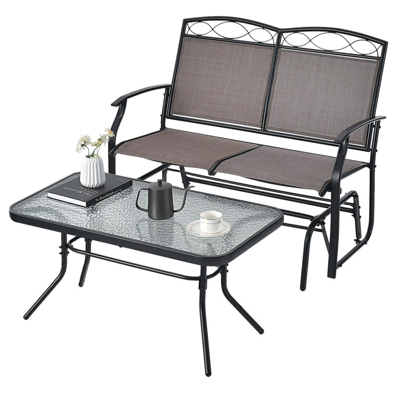 Ensemble de conversation pour 2 personnes avec coussins