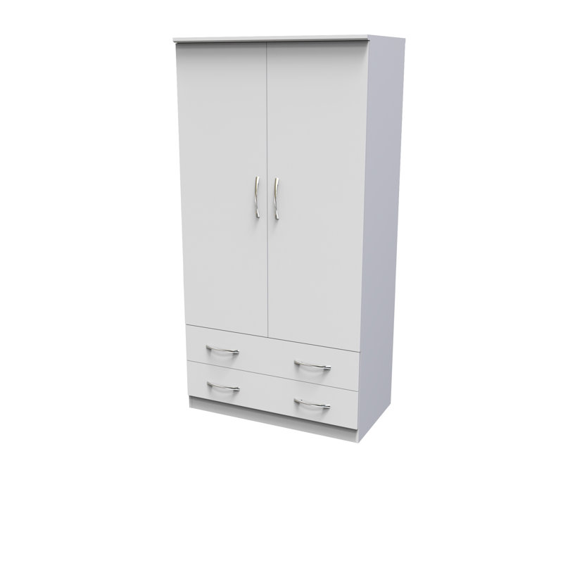 Dekyn Manufactured Wood Wardrobe, White Matt
