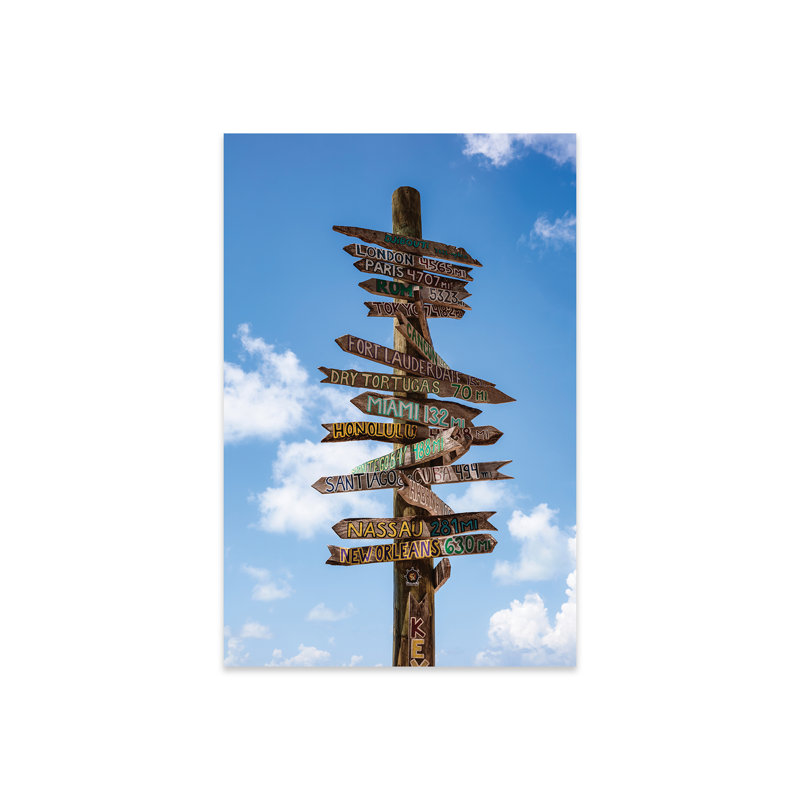 Lache " Sign Post, Key West "