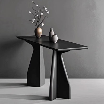 Table de véranda en bois massif de style français
