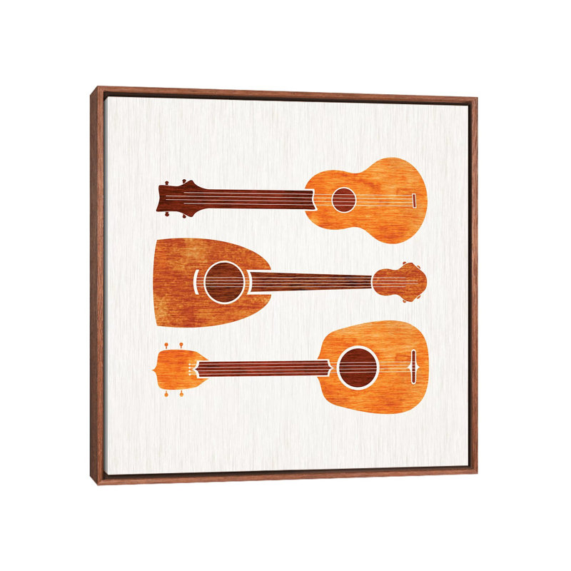 Hawaïen - Édulcorants, H 18 po x l 18 po x 1,5 po, Toile avec cadre en bois classique